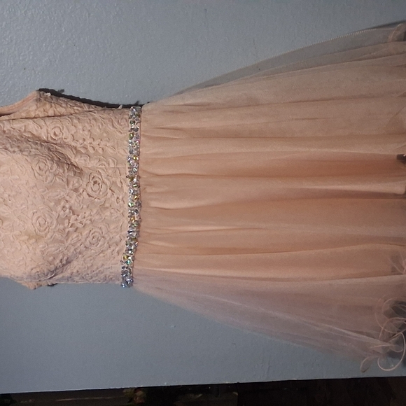 Dancing Queen Pink Chemise with Frilled Neckline - Picture 4 of 7